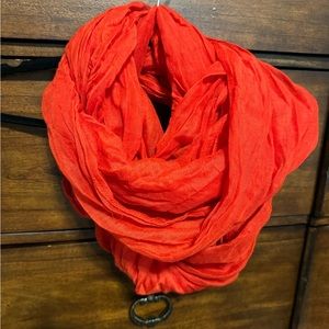 Maurice’s Red Infiniti Scarf